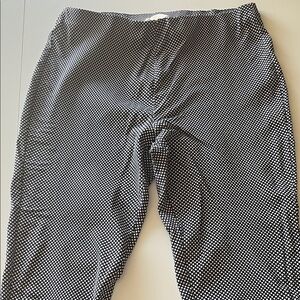 Michael Kors Black & White Polka Dot Skinny Pants
